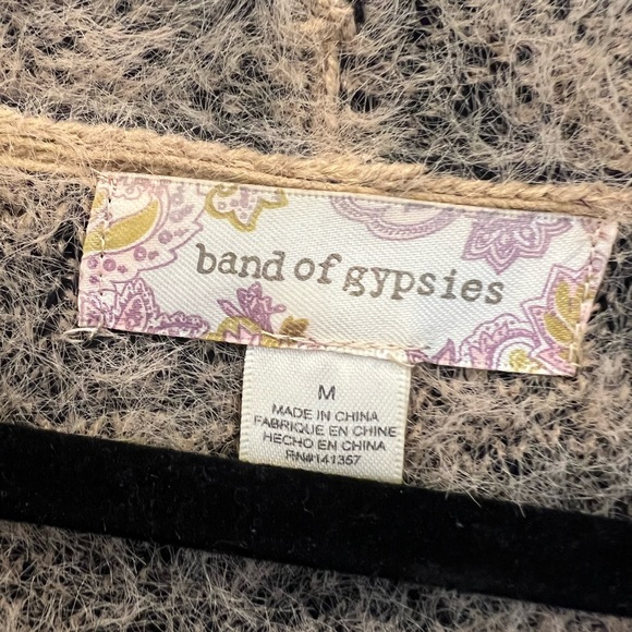 Band of Gypsies Tiger Striped Sweater Duster Size Large - Picture 4 of 4